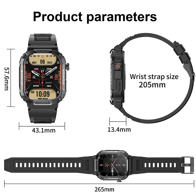 The RuggedPlus Smart Watch